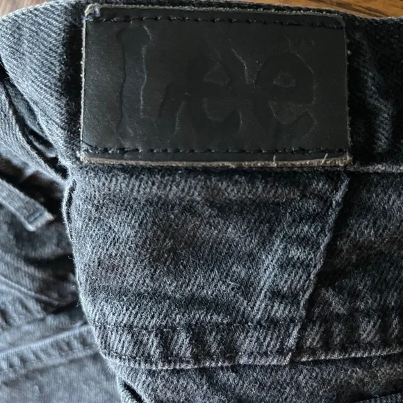 #2 - Vintage Lee Women’s Mom Jeans Black 10 Long - Picture 2 of 4
